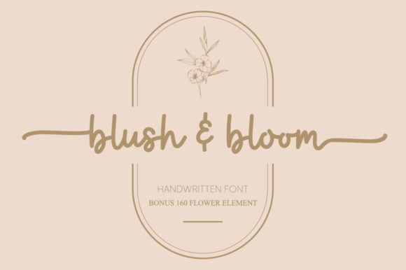 Blush Bloom: A Chic Script Font for Elegant Web Design