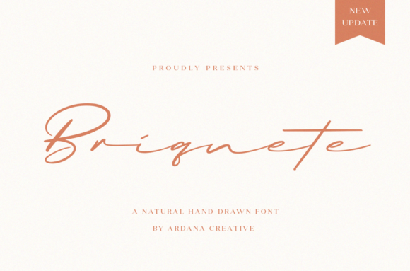 Briquete Script Font for Elegant Branding and Social Campaigns