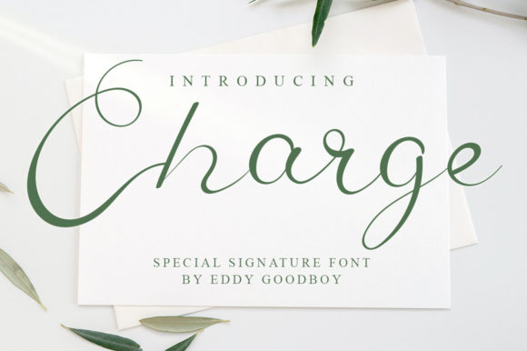Charge: The Chic Script Font for Sophisticated Brand Visuals