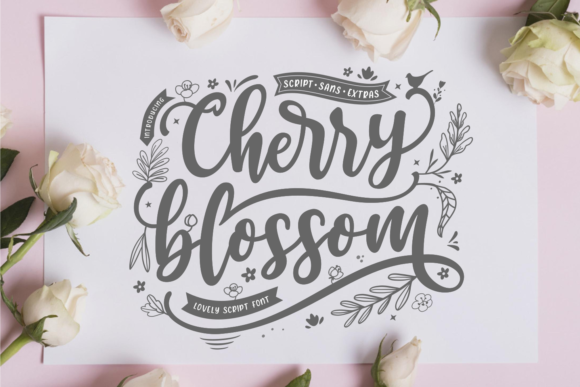 Cherry Blossom Font Review: Elevating Small Business Branding
