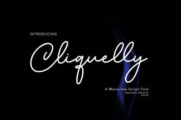 Cliquelly: The Romantic Script Handwritten Font for Campaign Design