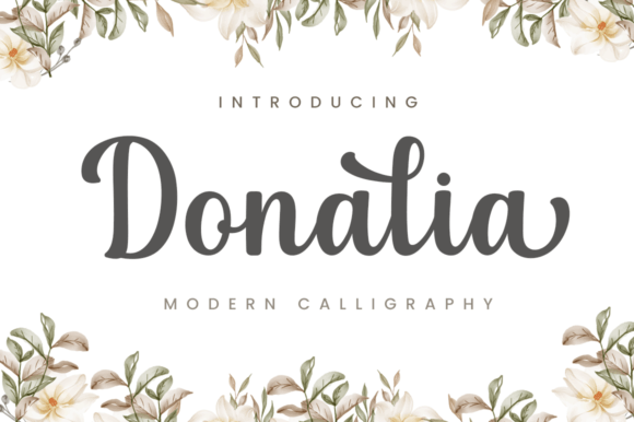 Donalia: A Modern Script Font for Elegant Branding Projects
