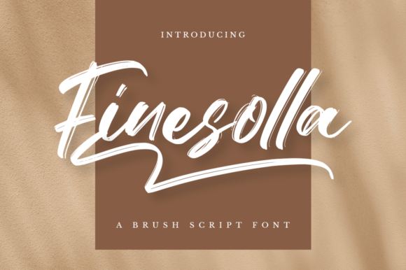 Finesolla Script Font for Modern Campaign Design