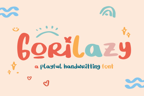 Gorilazy: A Playful Paint-Brushed Script Font for Creative Branding