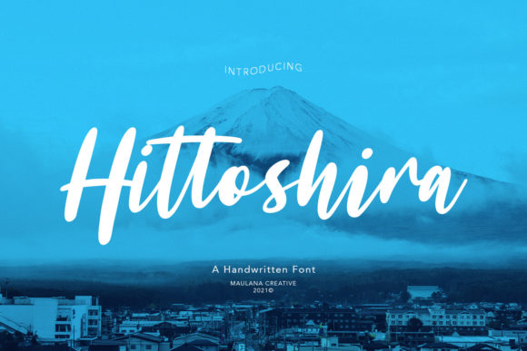 Hittoshira: A Luxurious Script Font for Elegant Brand Identity