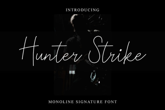 Hunter Strike: A Sweet Script Handwritten Font for Editorial Design