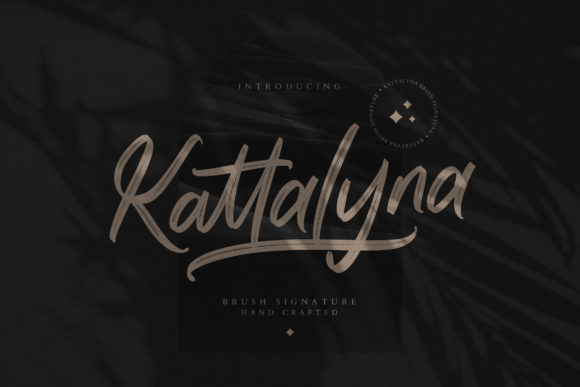 Kattalyna Brushed Script Typeface Review