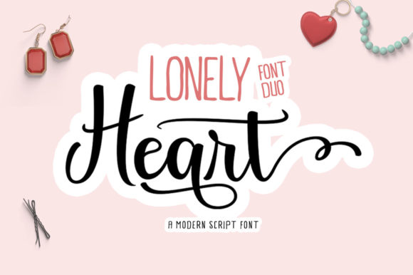 Lonely Heart Font Review for Luxury Branding