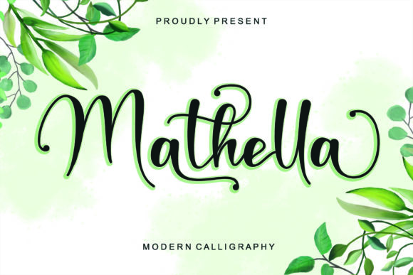 Mathella: A Dazzling Script Font for Premium Brand Identity
