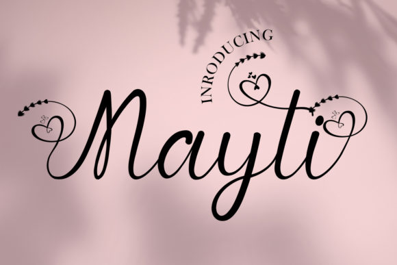 Mayti: A Delicate Script Handwritten Font for Elegant Branding