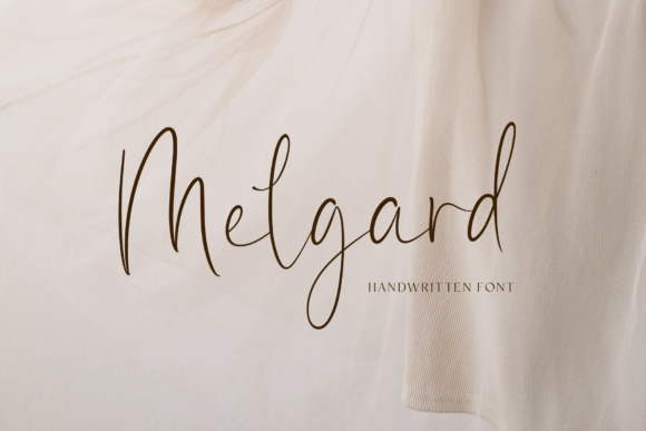 Melgard: A Chic Script Handwritten Font for Sophisticated Web Design