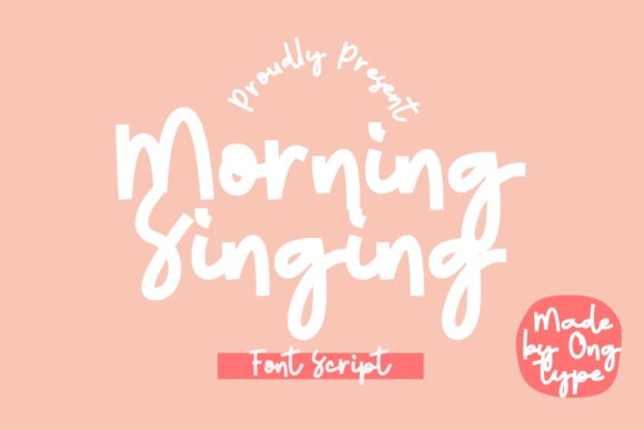 Morning Singing: The Quirky Script Font for Scroll-Stopping Visuals
