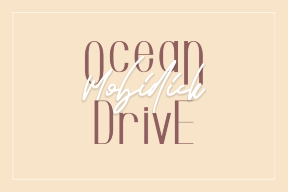 Ocean Drive Mobidick Typeface Review for Editorial Design