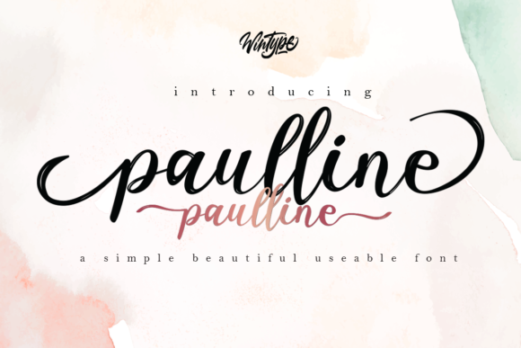 Paulline: A Beautiful Script Handwritten Font for Editorial Design