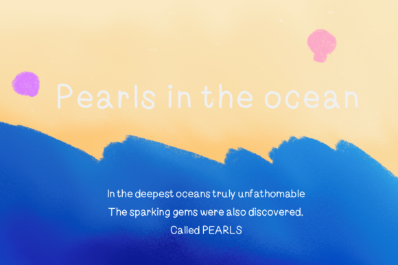Pearls in the Ocean: A Sweet Script Font for Elegant Branding