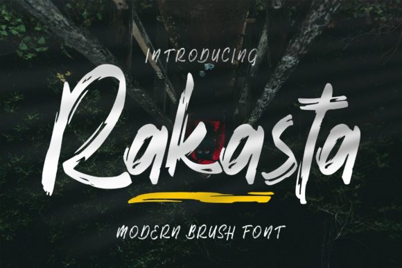 Rakasta: A Modern Brushed Script Font for Brand Identity