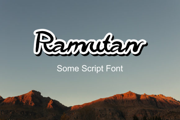 Ramutan Script Font Review: A Stylish Handwritten Typeface for Brand Identity