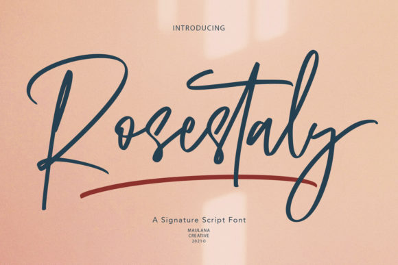 Rosestaly: The Perfect Script Handwritten Font for Crafters