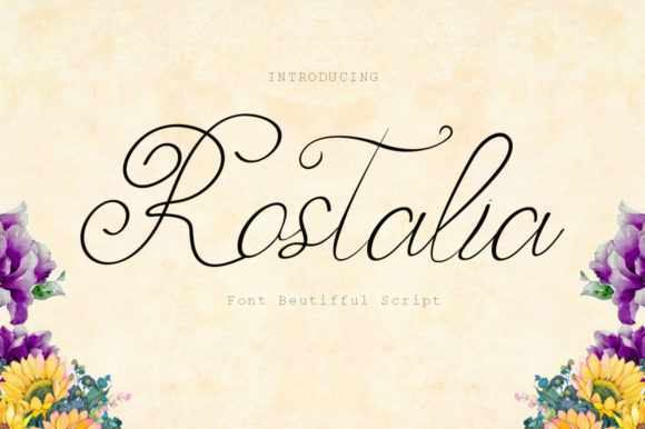 Rostalia: A Dainty Script Font for Elegant Editorial Design