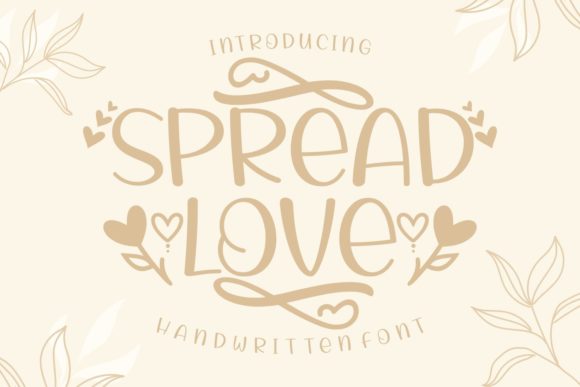 Spread Love: The Script Handwritten Font for Elegant Editorial Design