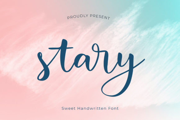 Stary: A Stylish Script Handwritten Font for Elegant Branding