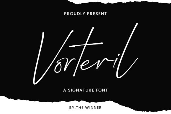 Vorteril: The Sweet Script Handwritten Font for Luxury Branding