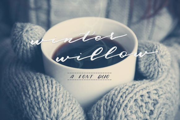 Winter Willow: A Brushed Script Handwritten Font for Romantic Branding